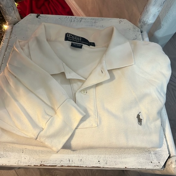 Polo Ralph Lauren Polo Shirt Mens large  Long Sleeve Collared Pullover - Picture 1 of 3